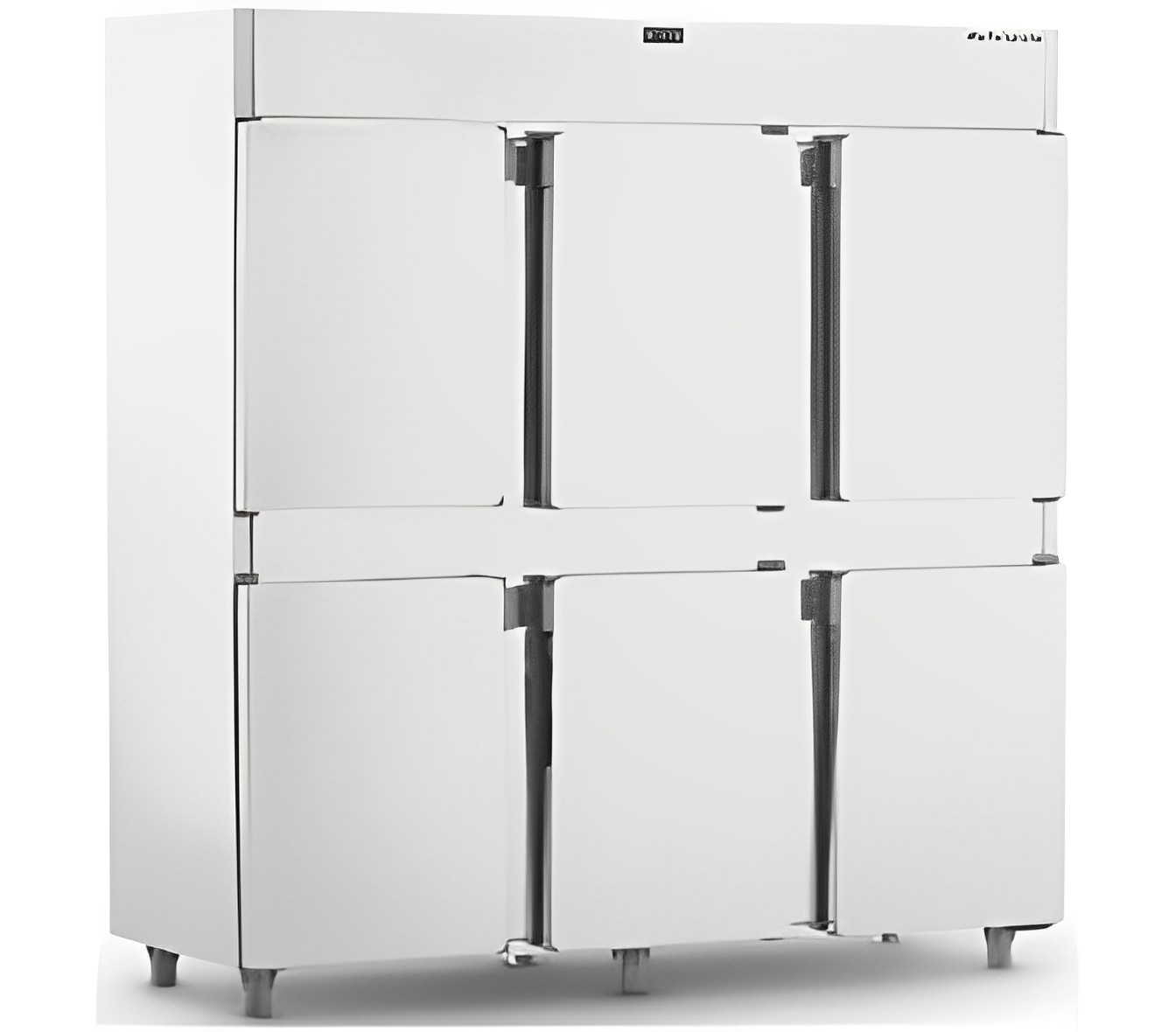 Refrigerador de inox vertical 04 portas